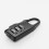 Combination Lock With Three-Digit Code, Suitcase Lock, Travel Lock 3