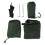 Multifunctional Camping Canopy 360x290cm Waterproof Od Green 9