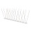 12 ensembles de pics anti-oiseaux base 25 cm pointe 11 cm inox 14