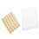 Flache Papiertaschen - 100 Stück weiß durchscheinend 16
