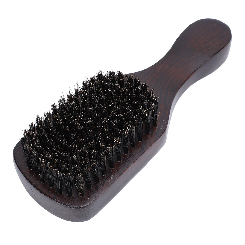 Beard Brush Men Soft Oil Hair Styling Cleaning Tool with Ergonomic Handle