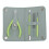 Kit de coupe-ongles en acier inoxydable vert, portable 2