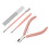 Nagelknipser-Set - Rosa, Edelstahl, PU 1