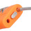 TSA 3-stelliges Vorhängeschloss, ABS+Edelstahl, orange 9