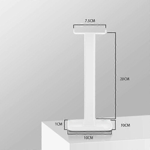 (White) Headphone Holder Detachable Headphone Display Stand