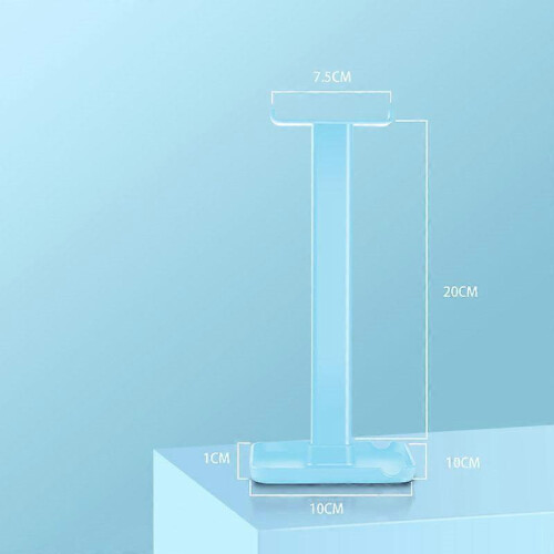 (Blue) Headphone Holder Detachable Headphone Display Stand