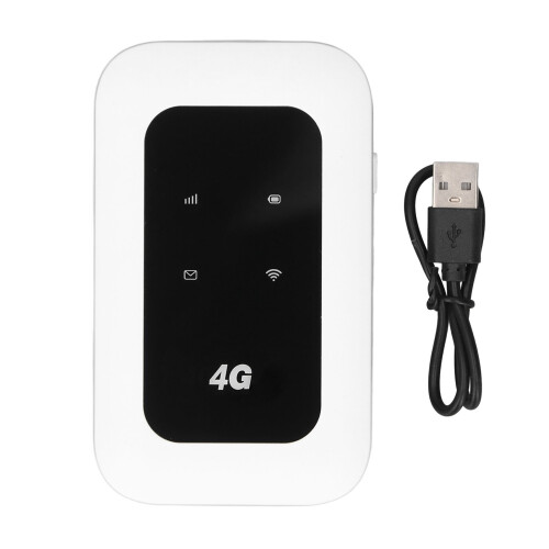 4G LTE mobiler Hotspot 150 Mbps, 2100 mAh, Schwarz, klein 1