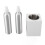 Massage Oil Heater with 2 Aluminum Bottles, Quick Heating, EU Plug 16