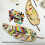 Blatt-Mosaik-Set 18  5,6  0,7 cm Sallow 1 Stk. 6