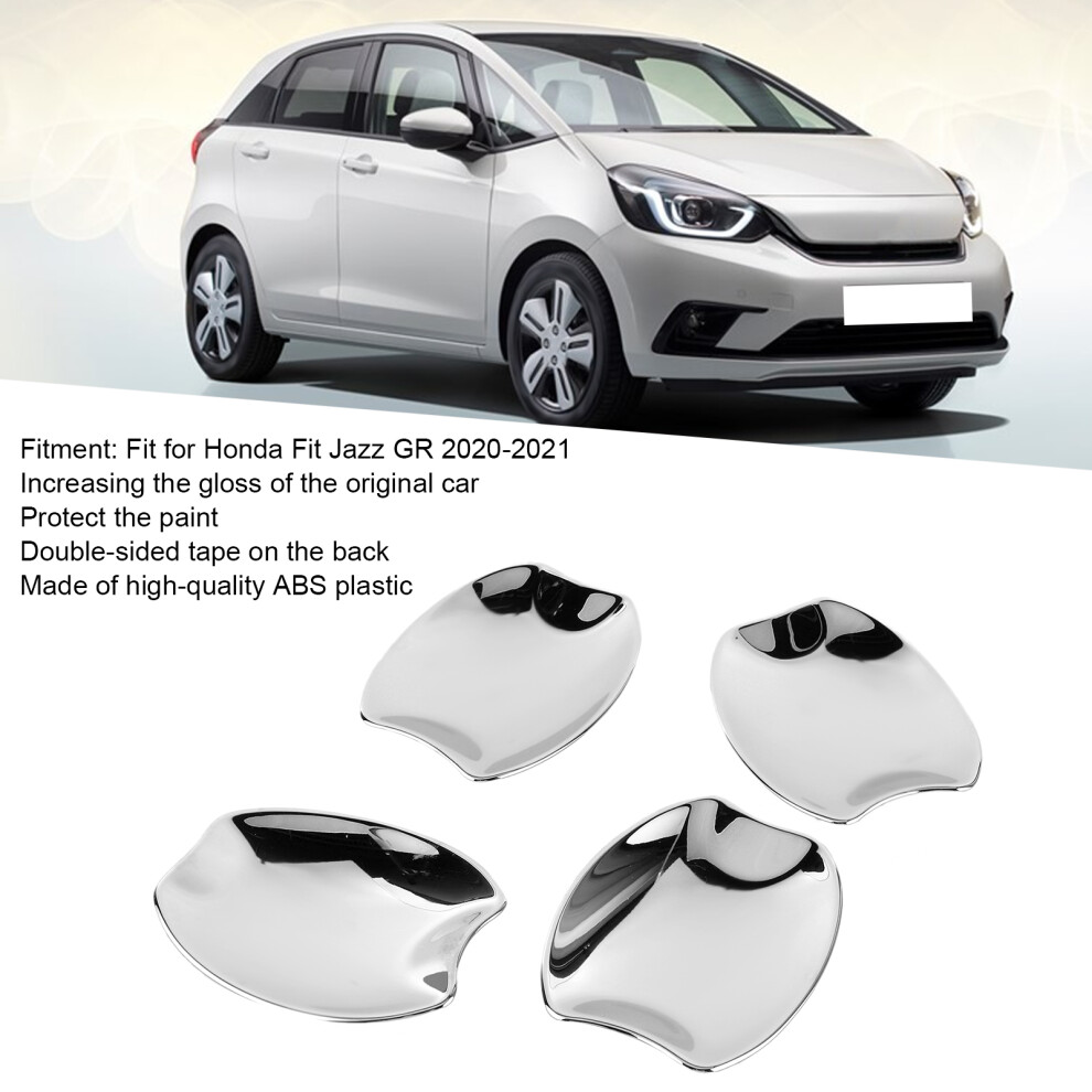Honda Fit Jazz Gr Chrome Door Bowl Covers 4Pcs Kit 4301335054765