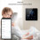 3A Smart Thermostat LCD Touch Screen WiFi 90V-240V 4500W White 9