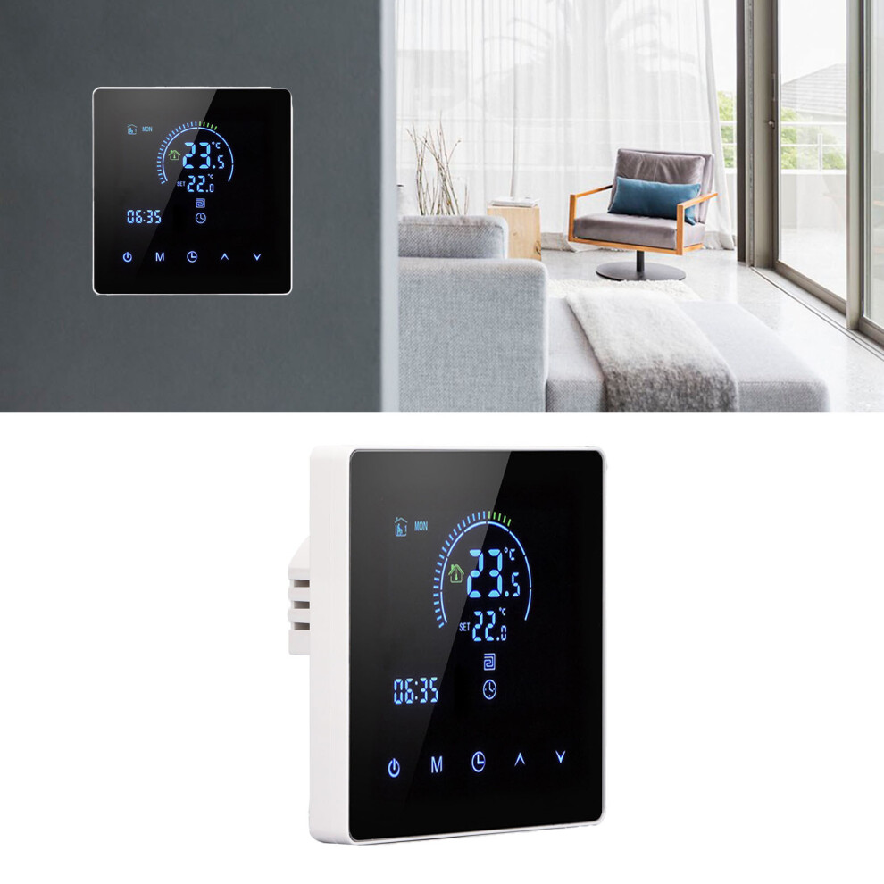 3A Smart Thermostat Lcd Touch Screen Wifi 90V-240V 4500W White