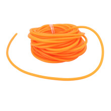 Tubo de látex, 10 m, diámetro interior 2 mm/diámetro exterior 4 mm, naranja