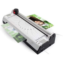 Paper Cutter Guillotine Trimmer Laminator A4 2-In-1 Thermal Cold Bag Laminator For Documents With Cutting Radio