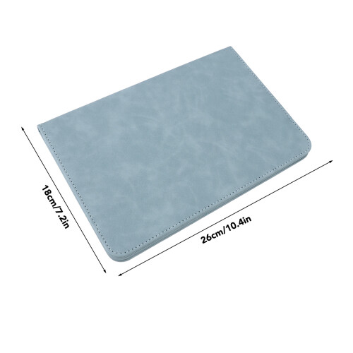 Kompakter blauer Häkelmuster-Organizer mit tragbarem Diagrammhalter 1