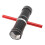 Clé hexagonale en aluminium rouge 4.0/5.5/24/25mm 1/5 RC 1