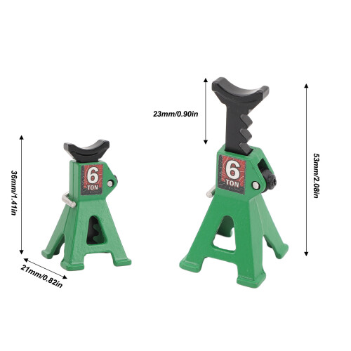 Mini chevalet de levage pour voitures RC 1/24 1/18, vert 1