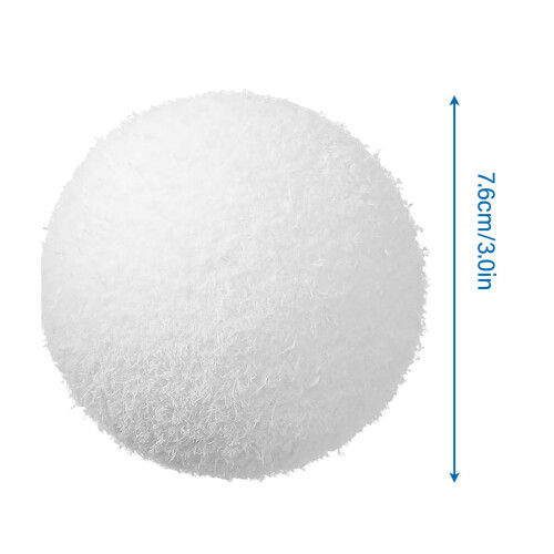 4 Stück Scum Eliminating Ball, 25 g, Durchmesser 7,6 cm, Multi 1
