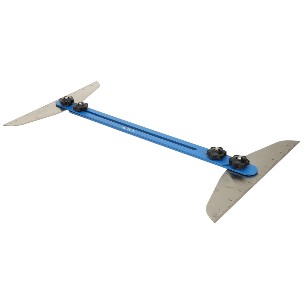Adjustable Aluminum Stair Treads Gauge & Measuring Jig For Precise Risers Shelves 9371335059041