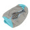 Zylinder-Schuhwaschbeutel 39x19cm grau Polyester 16
