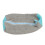 Zylinder-Schuhwaschbeutel 39x19cm grau Polyester 13