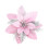 Weihnachtsblume 14,5 cm Glitzer-Ornament Stielclips 6