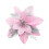 Weihnachtsblume 14,5 cm Glitzer-Ornament Stielclips 5