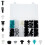 326 Stück Push-Clips-Set 12 Größen C3646 transparent 3
