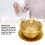 Messing-Chinesetassen-Set 300ML mit Deckel & Untersetzer, 10,4cm 5