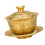 Messing-Chinesetassen-Set 300ML mit Deckel & Untersetzer, 10,4cm 15