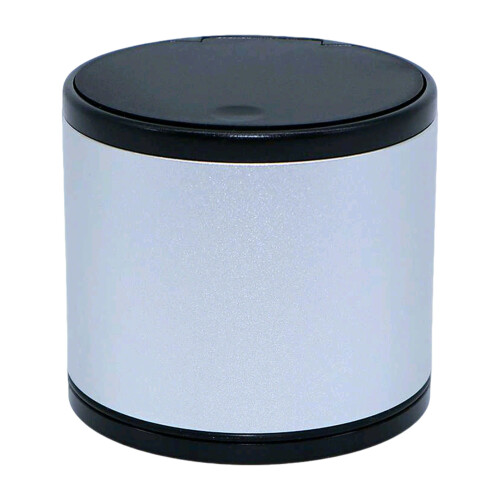 Portacenere mini per auto, portabicchieri, smontabile, argento 1