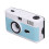 Versatile 35MM Film Camera with Flash 28MM Lens Blue/White 15