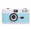 Versatile 35MM Film Camera with Flash 28MM Lens Blue/White 14