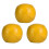 3 pcs PU Juggling Balls Set for Beginners & Professionals - Yellow 6