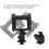 Shockproof Microphone Mount with Cold Shoe Clamp 3/8 Inch Thread for Cameras 5