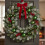 30 Pine Green Christmas Tree Baubles Shatterproof Hanging 4cm 5cm 6cm 8