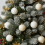 30 Wool White Christmas Tree Baubles Shatterproof Hanging 4cm 5cm 6cm 9
