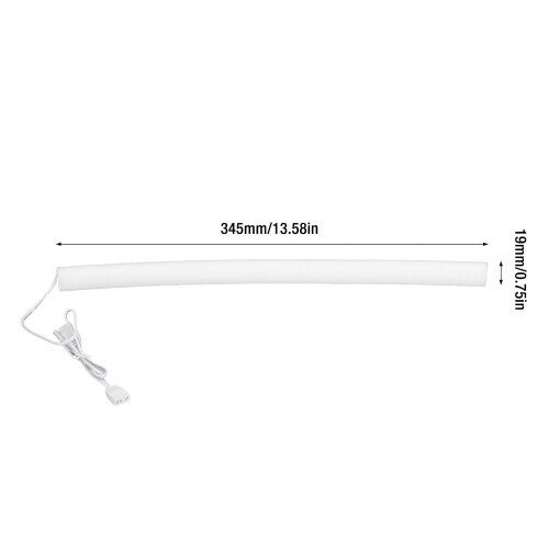 Guaina per tubi di raffreddamento ARGB, 2 pezzi, 34519 mm, bianco 1