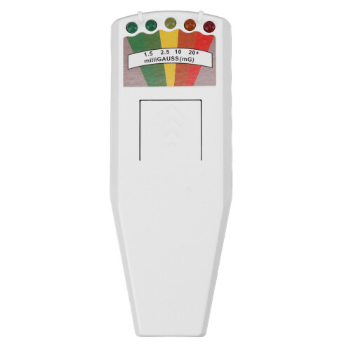 Handheld Geiger Counter Radiation Detector with Light Alarm, White 1