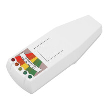 Handheld Geiger Counter Radiation Detector with Light Alarm, White