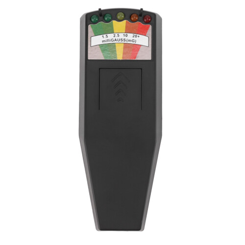 Handheld Geiger Counter Radiation Detector with Light Alarm, Black 1