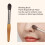 Set di 9 pennelli per trucco - colore legno, portatile 3