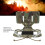 Foldable Training Vest Phone Holder with MOLLE Mount and Silicone Strap 3