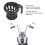 Chrome Motorcycle Handlebar Cup Holder, Universal Fit 109x86x104mm 4
