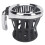 Chrome Motorcycle Handlebar Cup Holder Universal Fit 109x86x104mm 14