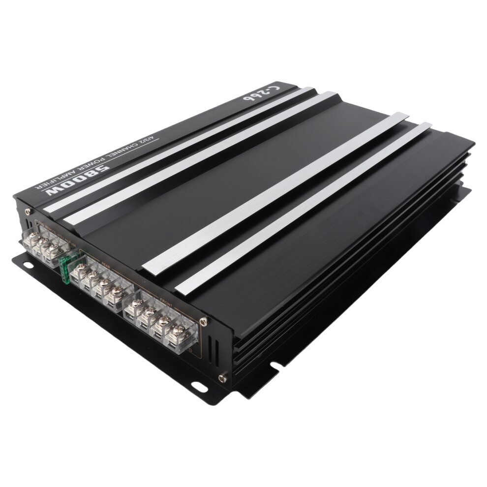 Black 4-Channel 12V Car Amplifier for Enhanced Audio Performance-image-OPC-PJDGXS2-NEW
