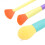 Set di 10 pennelli da trucco con setole in nylon colorate Dimensione 11