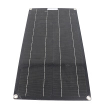 Pannello solare monocristallino da 100 W 54  28 cm Nero