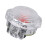 Arcade-Button 29,8 mm roter Schalter Transparent Weiß 12