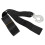 Sangle de treuil robuste 3500 lb 7,5 m 47 mm noir 11